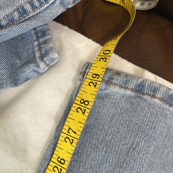 Vintage Mudd Clothing Women's Flare Blue Jeans size 1- Sm Stain, Missing Deco. - Picture 10 of 14